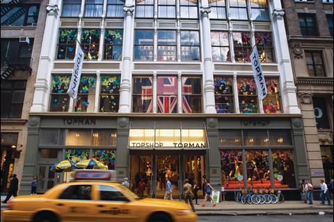 United States: Topshop has opened stores in the US
